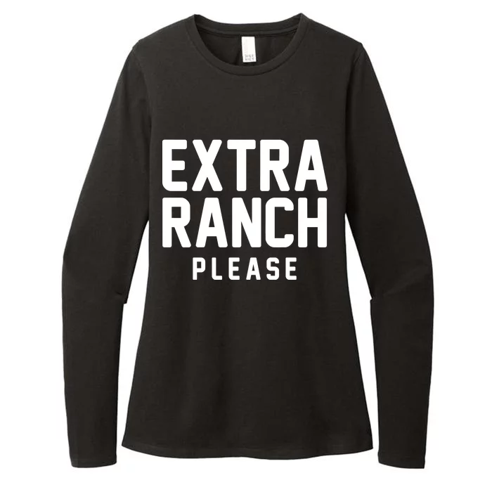 Extra Ranch Please Womens CVC Long Sleeve Shirt