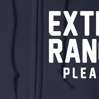 Extra Ranch Please Full Zip Hoodie