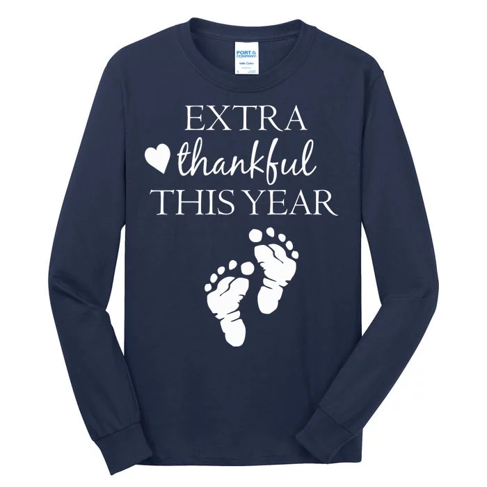 Extra Thankful This Year Pregnancy Tall Long Sleeve T-Shirt