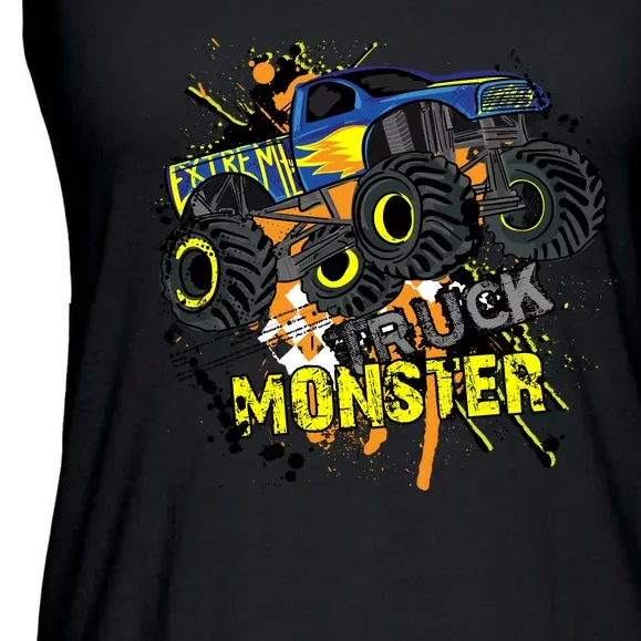 Extreme Monster Truck Ladies Essential Flowy Tank