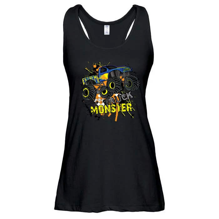 Extreme Monster Truck Ladies Essential Flowy Tank