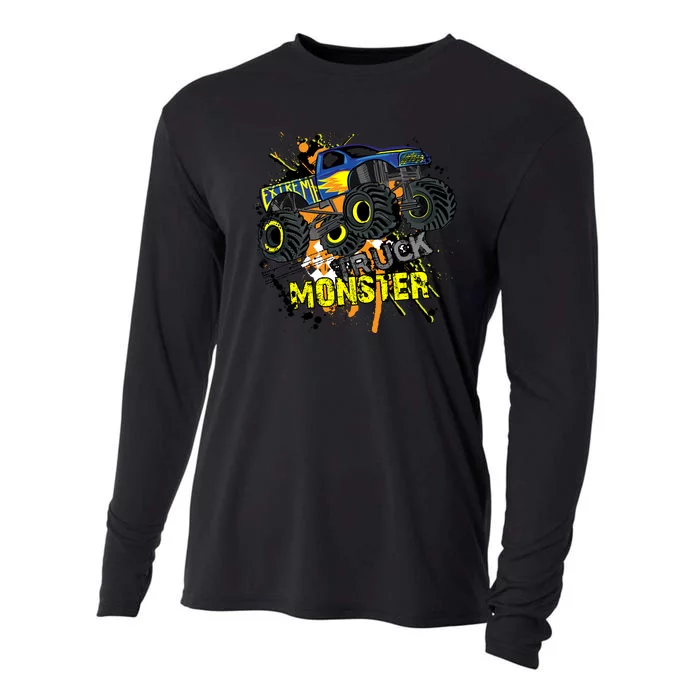 Extreme Monster Truck Cooling Performance Long Sleeve Crew