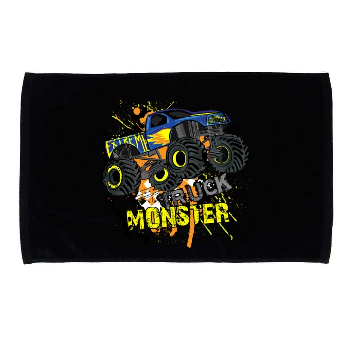 Extreme Monster Truck Microfiber Hand Towel