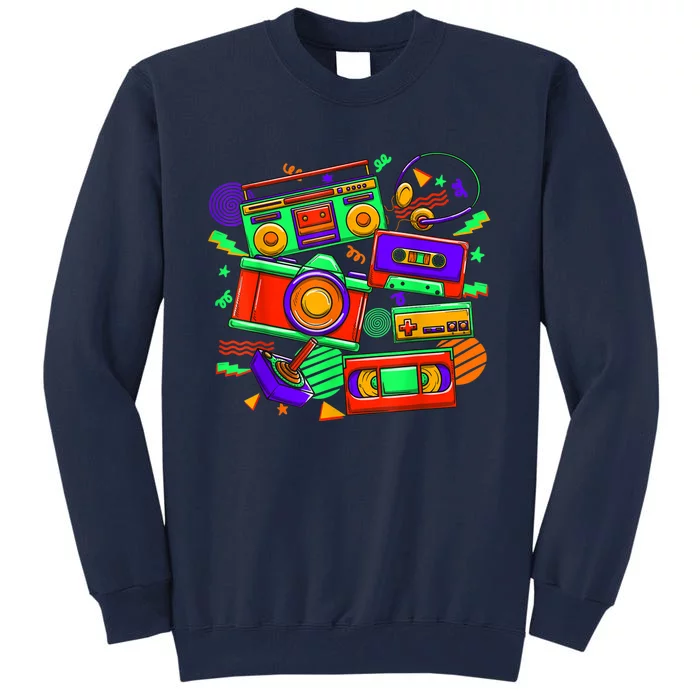 Eighties Year 1980 80's Retro Era 80's Vibe Tall Sweatshirt