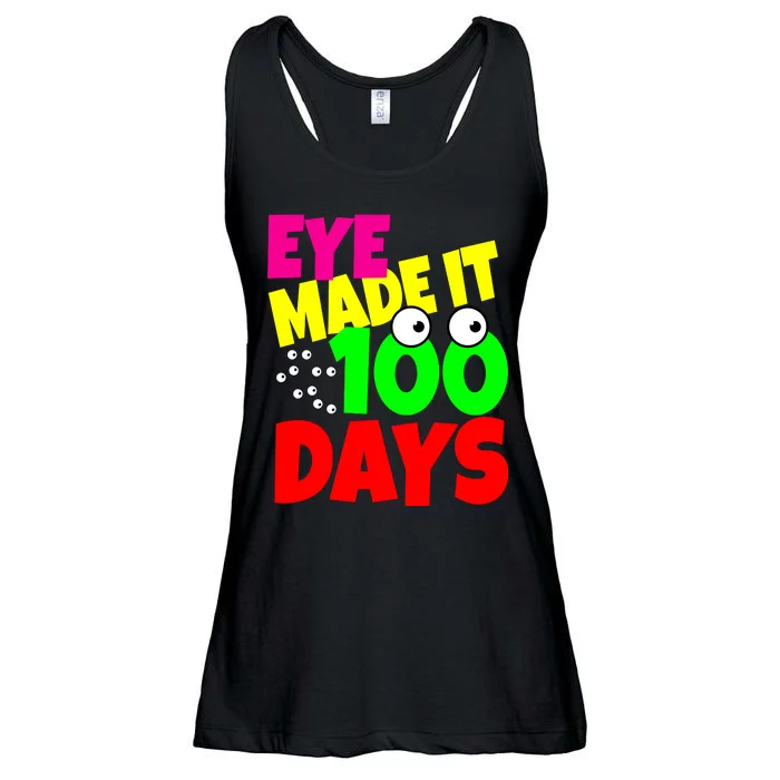 Eye Made It 100 Days Of school Ladies Essential Flowy Tank