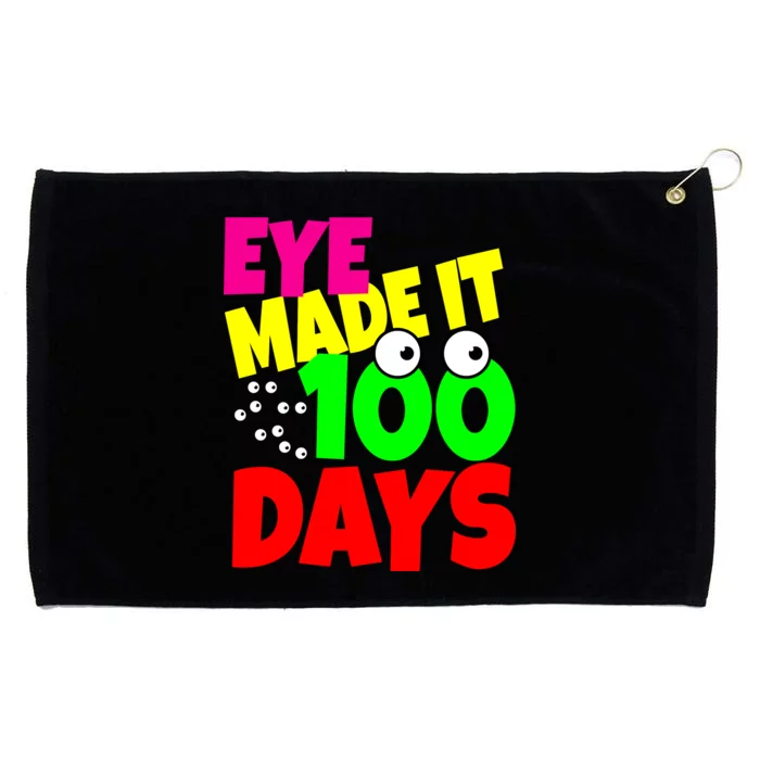 Eye Made It 100 Days Of school Grommeted Golf Towel