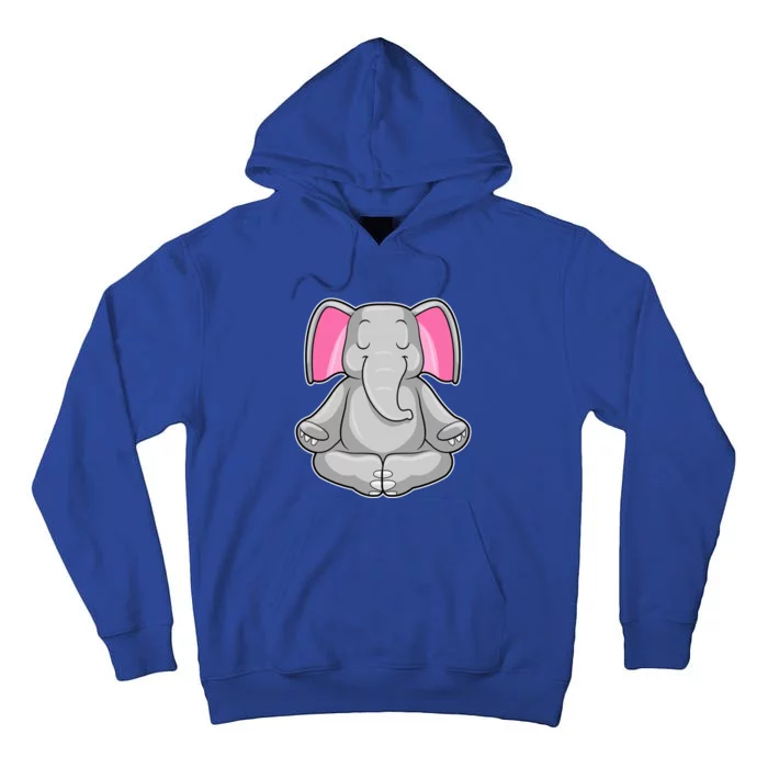 Elephant Yoga Fitness Meditation Gift Tall Hoodie