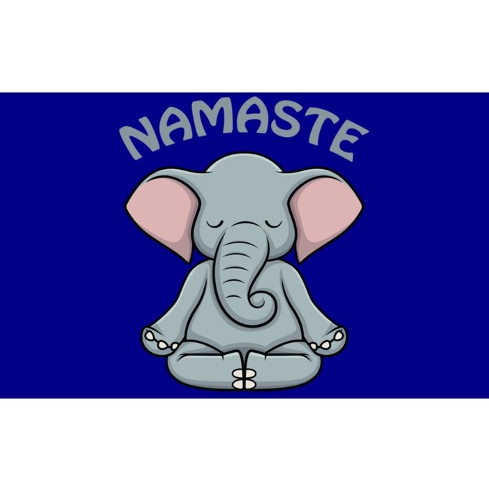 Elephant Yoga Funny Gift Funny Elephant Namaste Hatha Yoga Great Gift Bumper Sticker