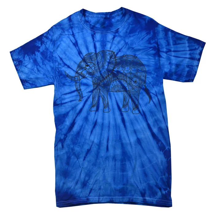 Elephant Yoga Gift Tie-Dye T-Shirt