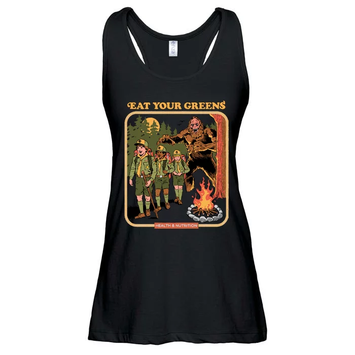 Eat Your Greens Ladies Essential Flowy Tank