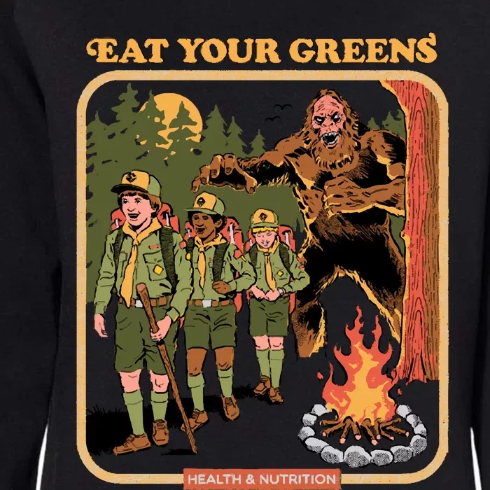 Eat Your Greens Womens California Wash Sweatshirt