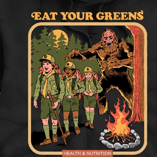 Eat Your Greens Tie Dye Hoodie