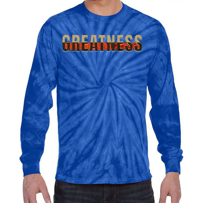 Empower Your Greatness Tie-Dye Long Sleeve Shirt