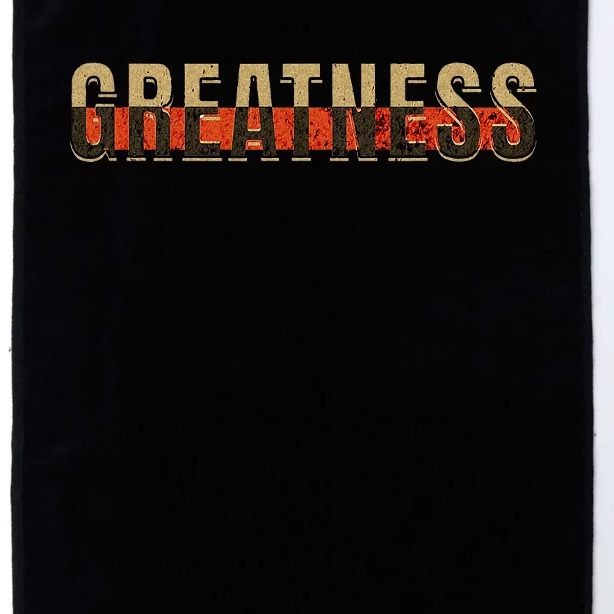 Empower Your Greatness Platinum Collection Golf Towel