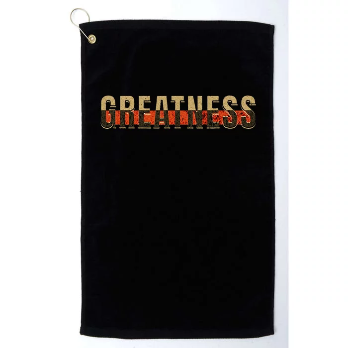 Empower Your Greatness Platinum Collection Golf Towel