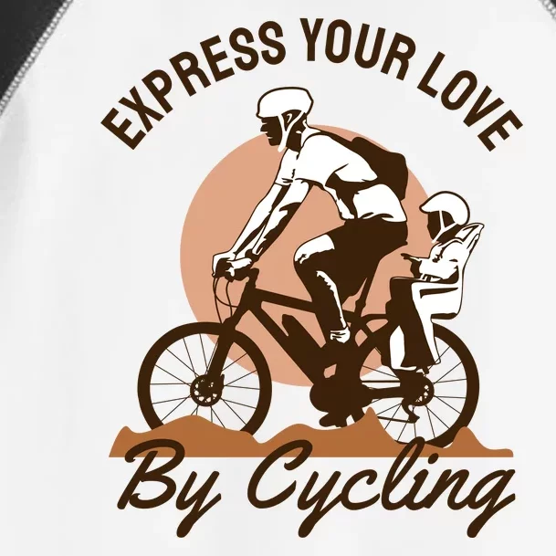 Express Your Love By Cycling Toddler Fine Jersey T-Shirt