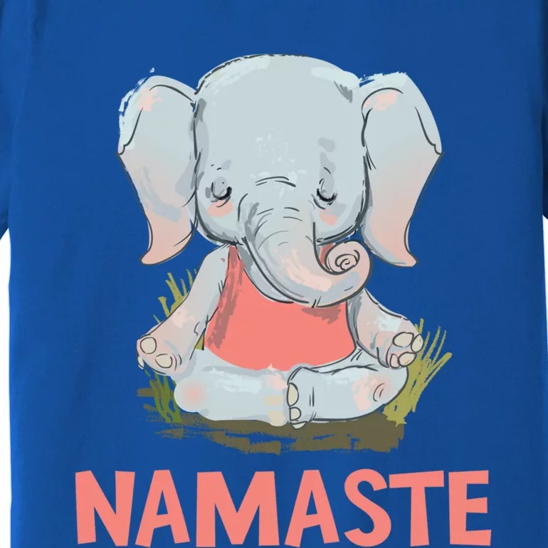 Elephant Yoga Meditation Namaste Gift Premium T-Shirt