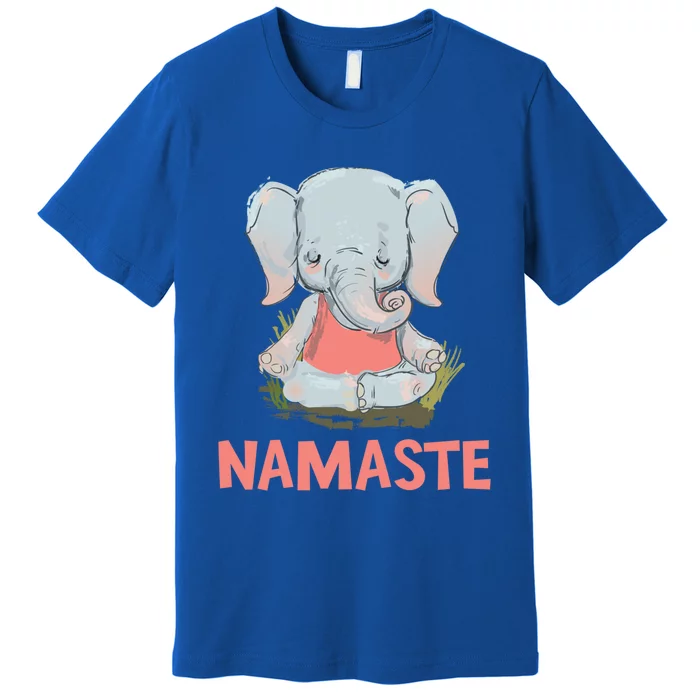 Elephant Yoga Meditation Namaste Gift Premium T-Shirt