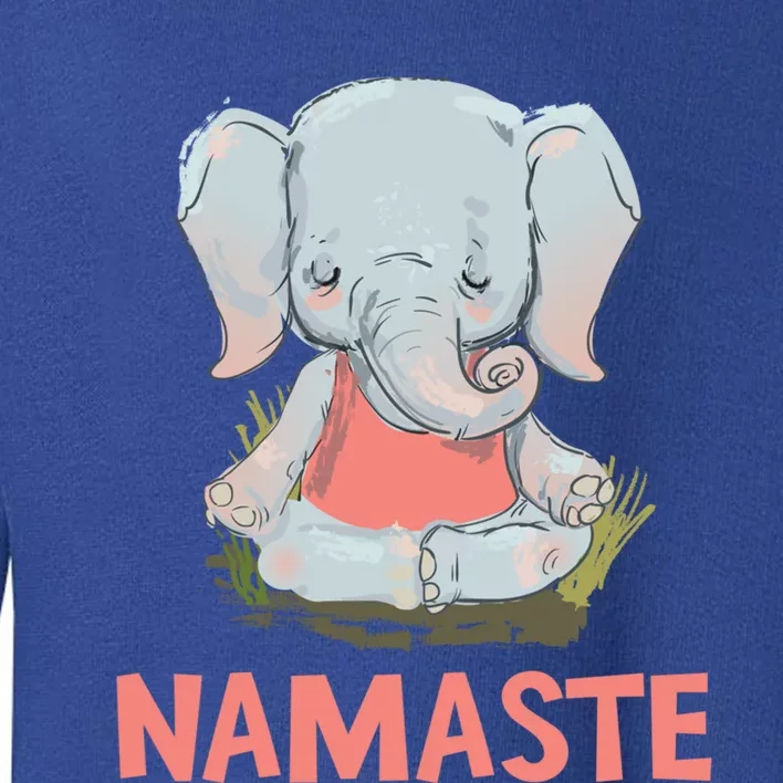 Elephant Yoga Meditation Namaste Gift Toddler Sweatshirt