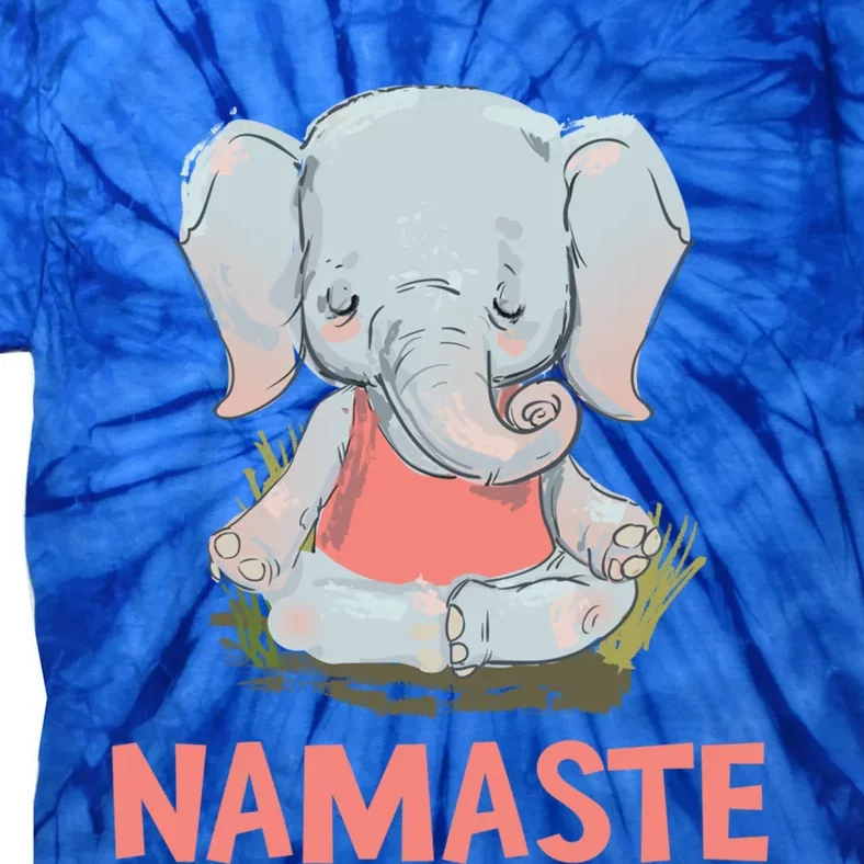 Elephant Yoga Meditation Namaste Gift Tie-Dye T-Shirt