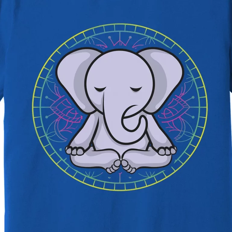 Elephant Yoga Meditation Zen Gift Premium T-Shirt