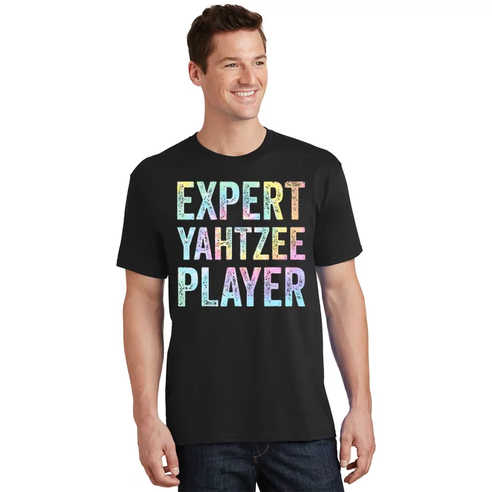 Expert Yahtzee Player Tie Dye T-Shirt