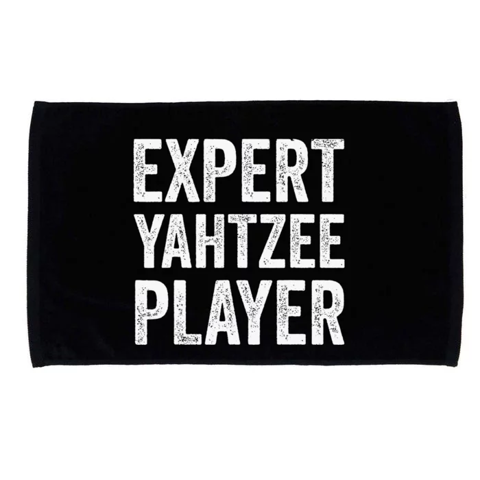 Expert Yahtzee Player Yahtzee Table Top And Board Game Lover Microfiber Hand Towel