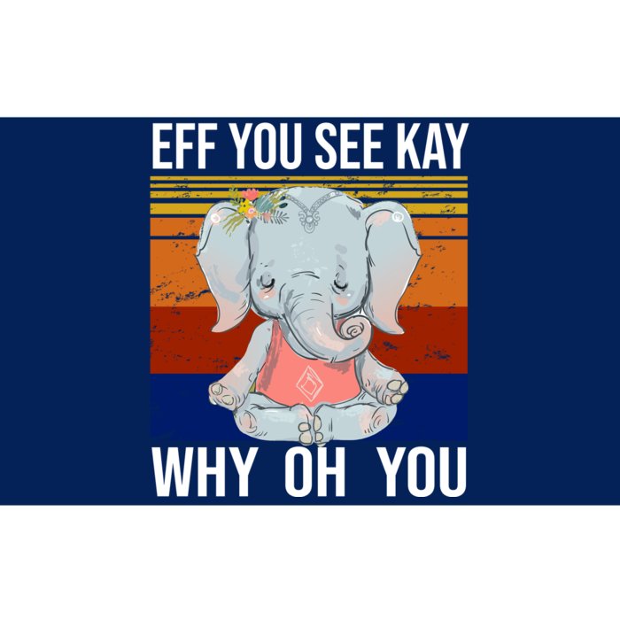 EFF You See Kay Why Oh You Elephant Bumper Sticker