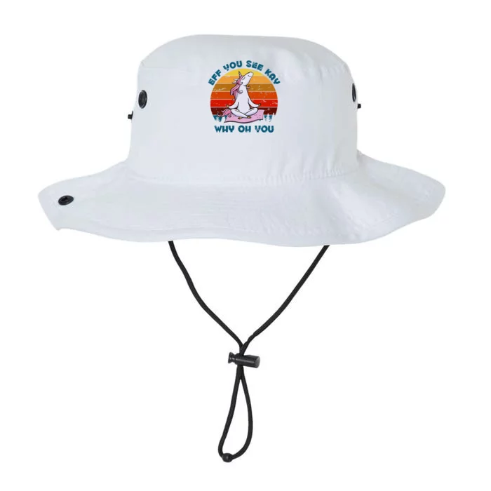 EFF You See Kay Why Oh You Funny Yoga Unicorn Legacy Cool Fit Booney Bucket Hat