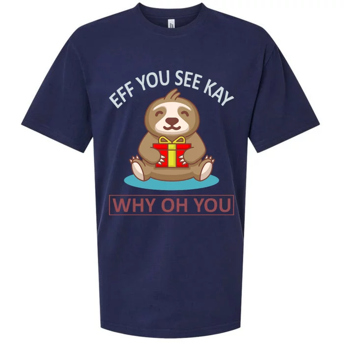 Eff You See Kay Why Oh You Sueded Cloud Jersey T-Shirt