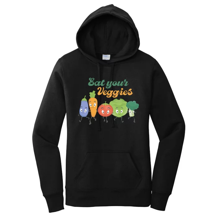 Eat Your Veggies Vegan Gift Idea Trending Women's Pullover Hoodie