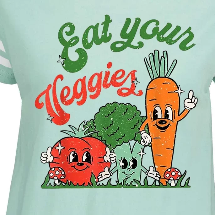 Eat Your Veggies Enza Ladies Jersey Football T-Shirt