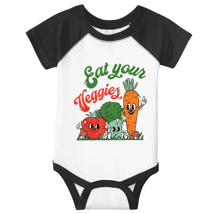 Eat Your Veggies Infant Baby Jersey Bodysuit