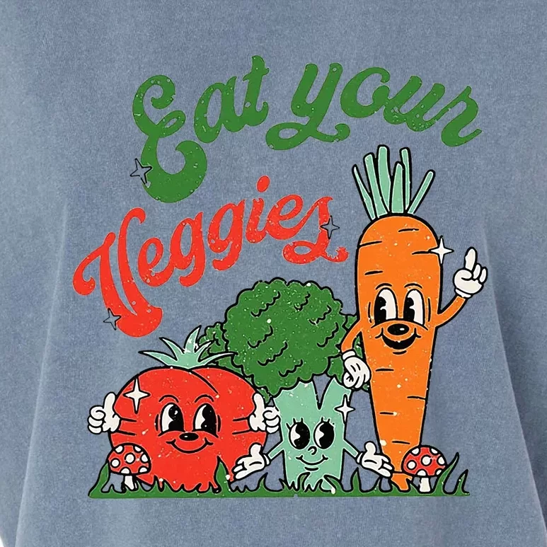 Eat Your Veggies Garment-Dyed Women's Muscle Tee