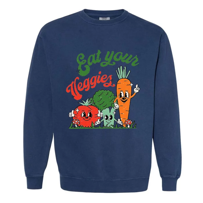 Eat Your Veggies Garment-Dyed Sweatshirt