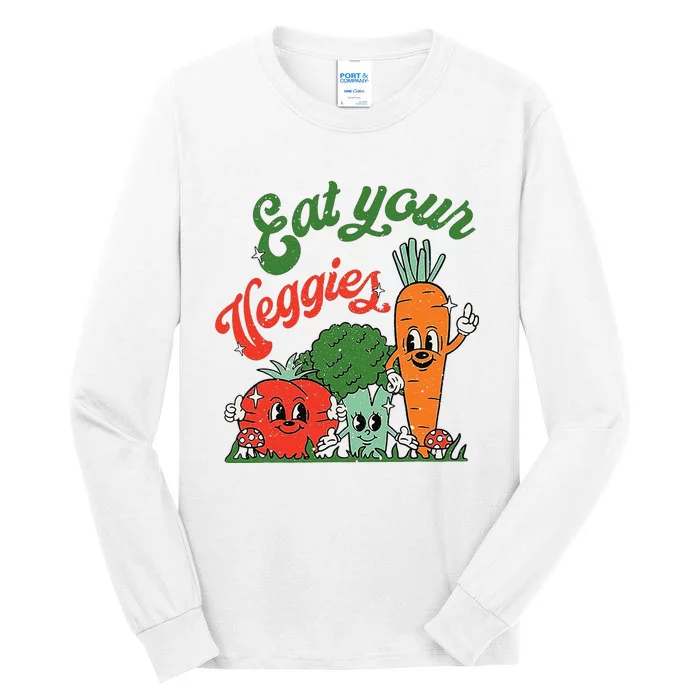 Eat Your Veggies Tall Long Sleeve T-Shirt