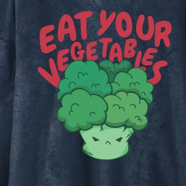 Eat Your Vegetables Hooded Wearable Blanket