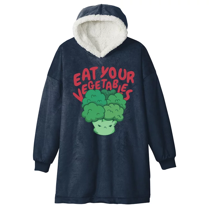 Eat Your Vegetables Hooded Wearable Blanket