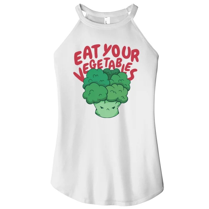 Eat Your Vegetables Women’s Perfect Tri Rocker Tank