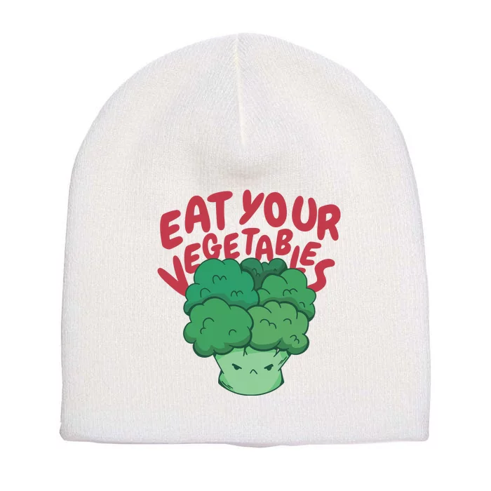 Eat Your Vegetables Short Acrylic Beanie