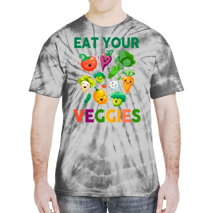 Eat Your Veggies Tie-Dye T-Shirt