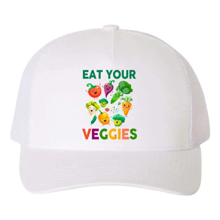 Eat Your Veggies Yupoong Adult 5-Panel Trucker Hat