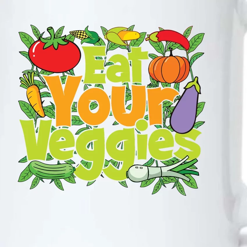 Eat Your Veggies Black Color Changing Mug