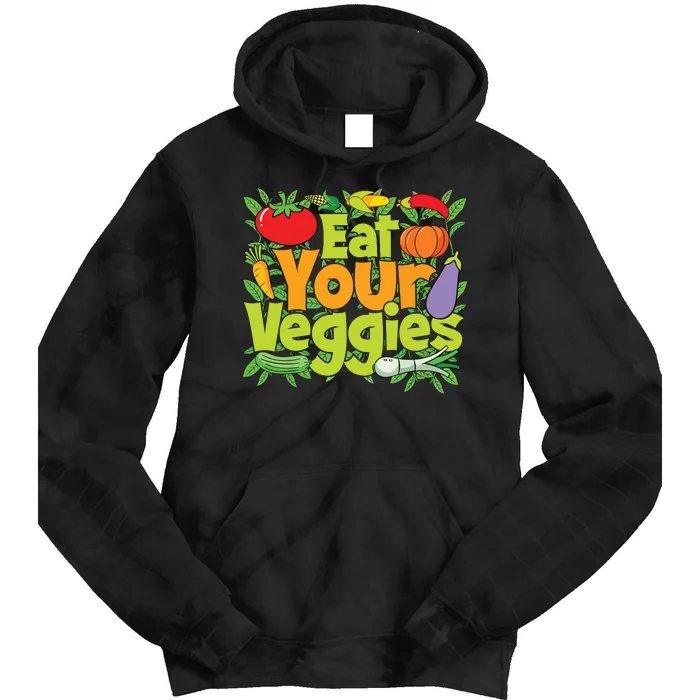 Eat Your Veggies Tie Dye Hoodie