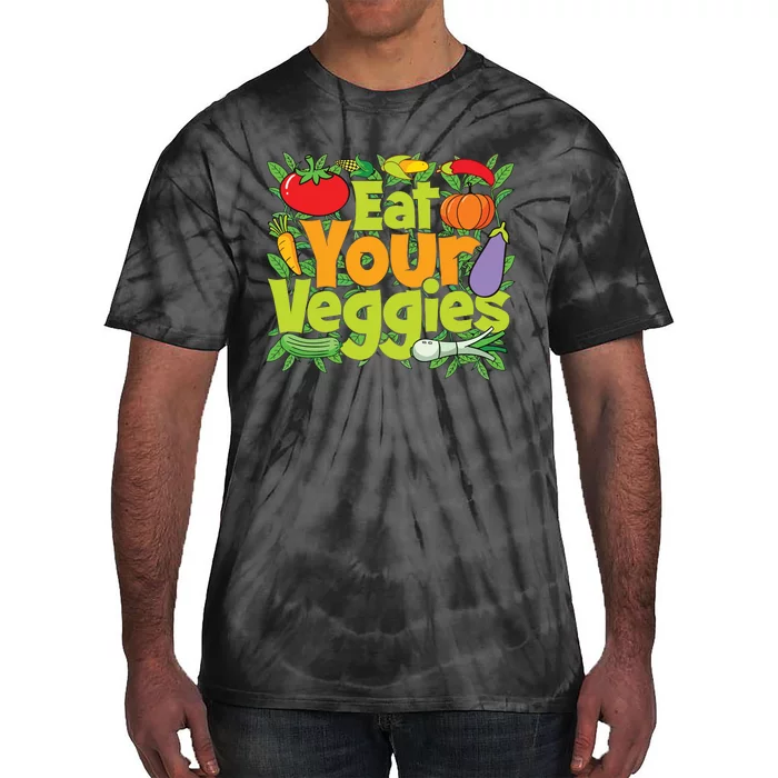 Eat Your Veggies Tie-Dye T-Shirt