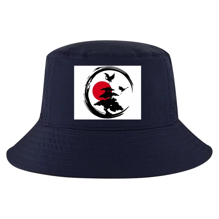 Enso Zen Circle And Bonsai Tree Funny Gift Cool Comfort Performance Bucket Hat