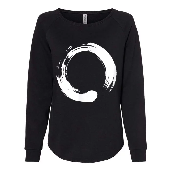 Enso, Zen, Circle, Symbol, Buddhism, Buddha, Meditation Yoga Womens California Wash Sweatshirt