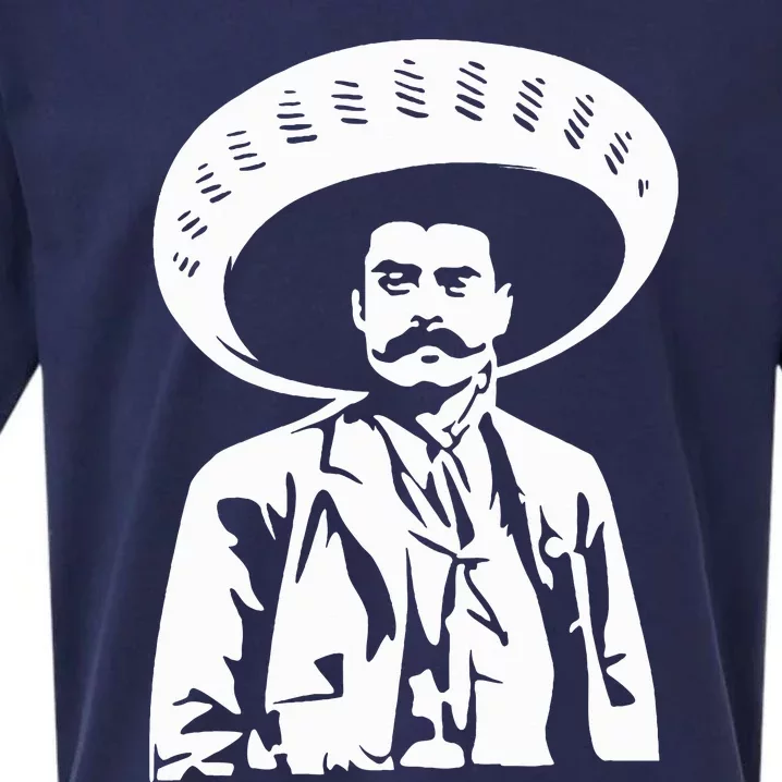 Emiliano Zapata HéRoe Revolucionario De MéXico Sueded Cloud Jersey T-Shirt