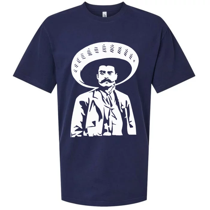 Emiliano Zapata HéRoe Revolucionario De MéXico Sueded Cloud Jersey T-Shirt