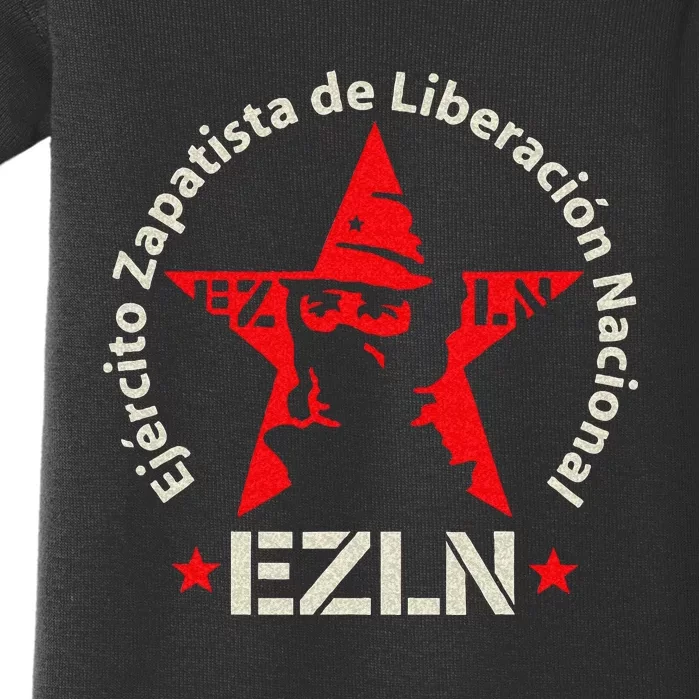 EZLN ZAPATISTAS RED STARS Baby Bodysuit